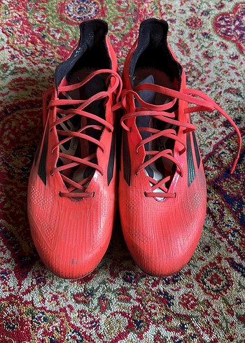 Kırmızı Erkek Futbol krampon tam prof - Görsel 5