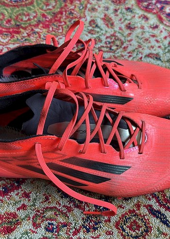 Kırmızı Erkek Futbol krampon tam prof - Görsel 2