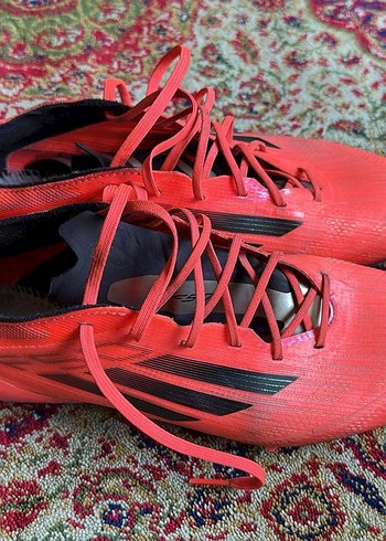 Kırmızı Erkek Futbol krampon tam prof - Görsel 3