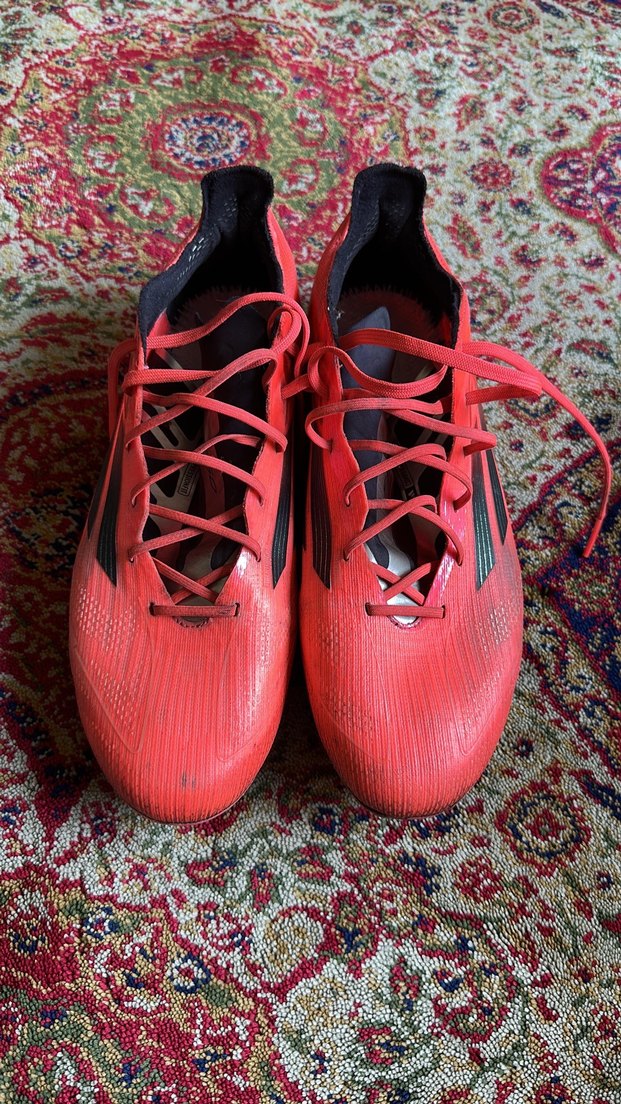 Kırmızı Erkek Futbol krampon tam prof - Görsel 5