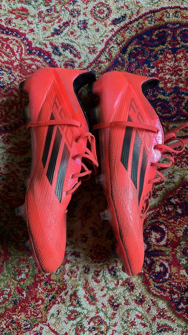 Kırmızı Erkek Futbol krampon tam prof - Görsel 4