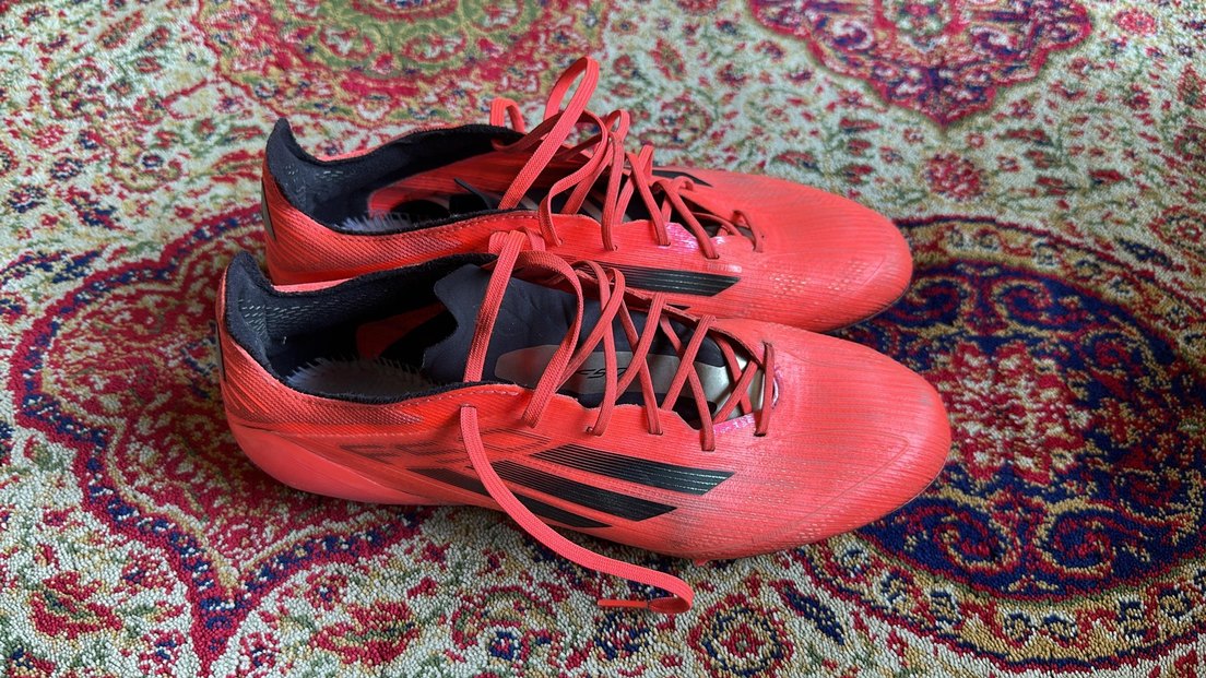Kırmızı Erkek Futbol krampon tam prof - Görsel 2