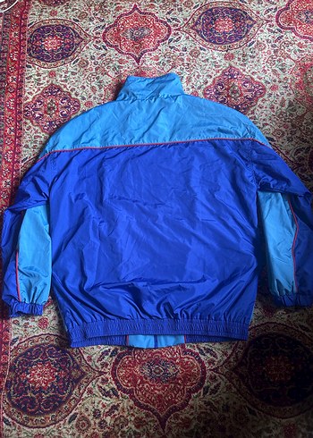 Mavi Fermuarlı Erkek Rüzgarlık - Görsel 2