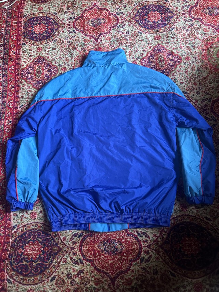 Mavi Fermuarlı Erkek Rüzgarlık - Görsel 2