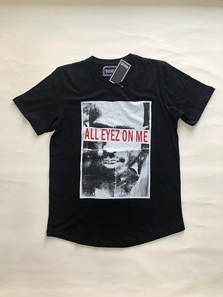 Oval kesim all eyez on me tişört bütün bedenleri mevcut
