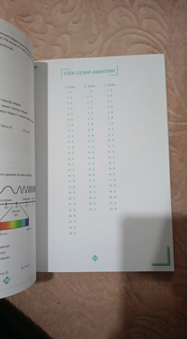 12. Sınıf Tekrar Testleri Kitabı 1 - Görsel 3