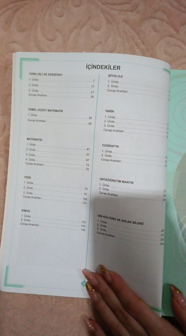 12. Sınıf Tekrar Testleri Kitabı 1 - Görsel 2