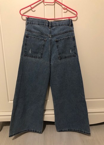 Zara ZARA KIZ ÇOCUK GENİŞ PAÇA JEAN