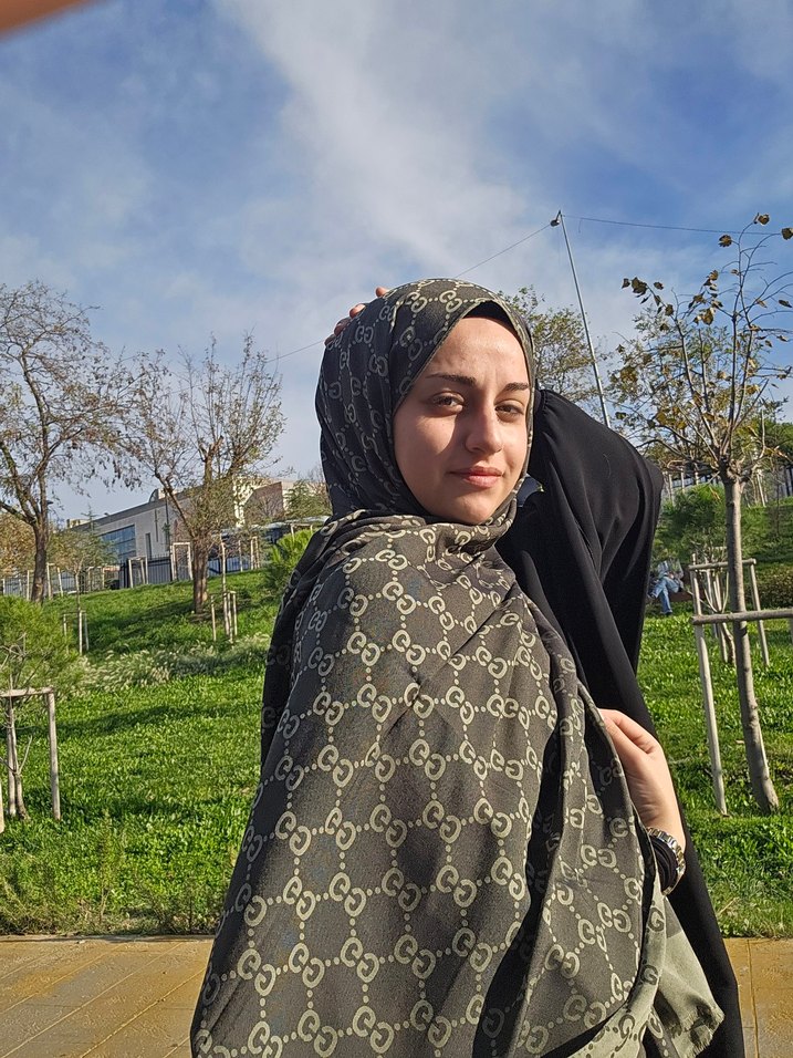 yeşil yün ipek şal çift taraflı - Görsel 4