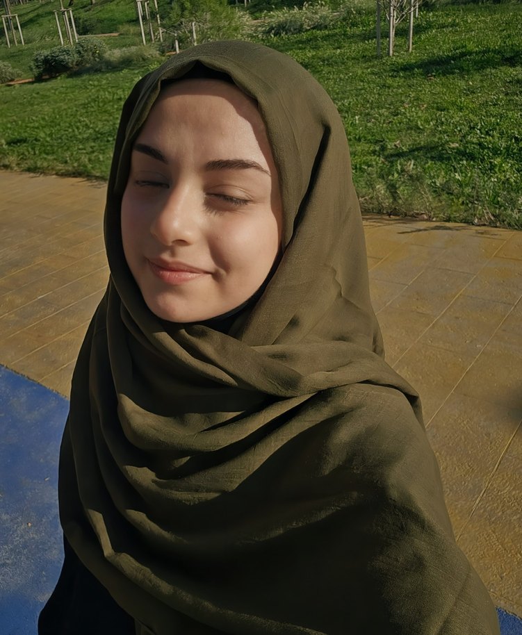 Kadın Haki Relax Şal - Görsel 2