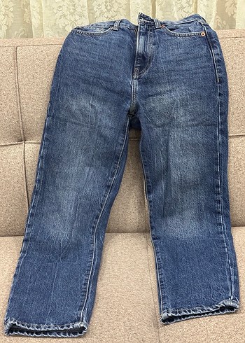Mavi Kadın Denim Midi Pantolon