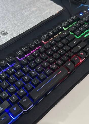 RGB Işıklı Çok Renkli Mekanik Klavye - Görsel 7