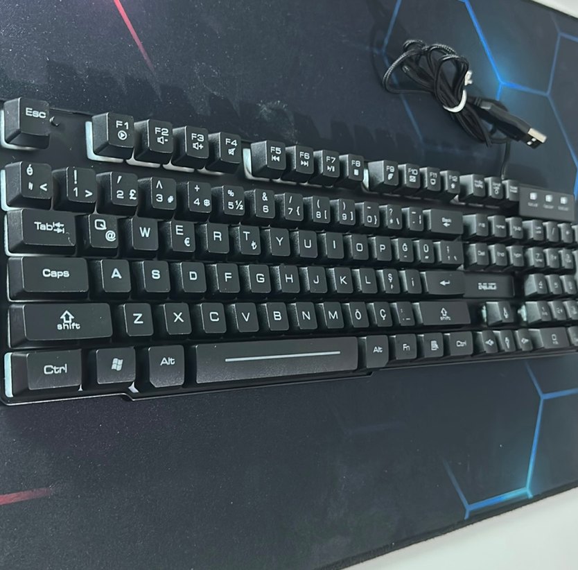 RGB Işıklı Çok Renkli Mekanik Klavye - Görsel 4