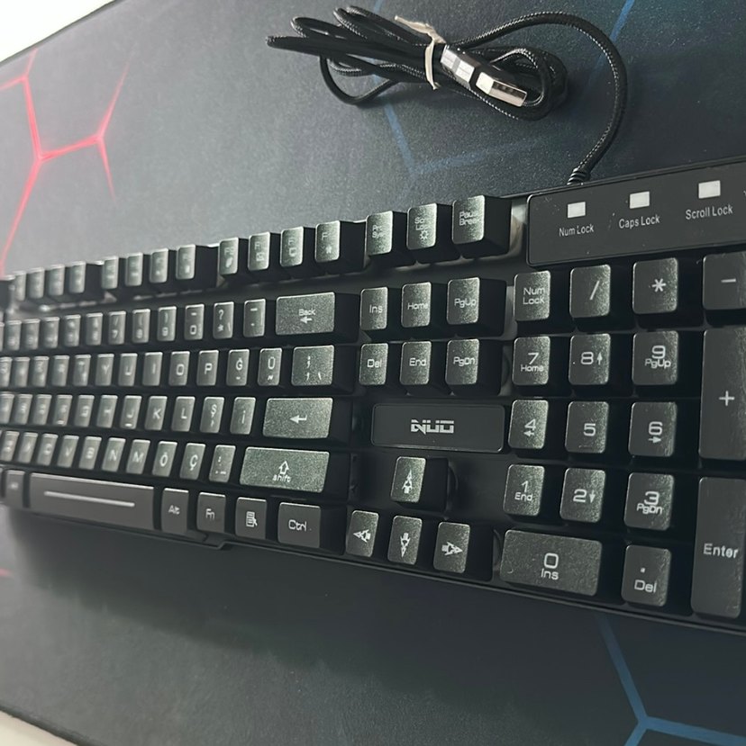 RGB Işıklı Çok Renkli Mekanik Klavye - Görsel 5