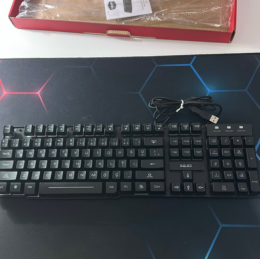 RGB Işıklı Çok Renkli Mekanik Klavye - Görsel 3