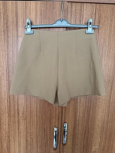 s Beden camel Renk Zara Etiketli Şort/Etek