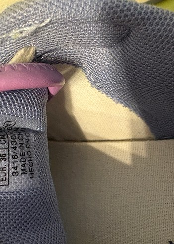 Zara 36 Numara Beyaz Bağcıklı Kadın Spor Ayakkabı - Görsel 4