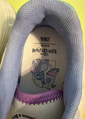 Zara 36 Numara Beyaz Bağcıklı Kadın Spor Ayakkabı - Görsel 3