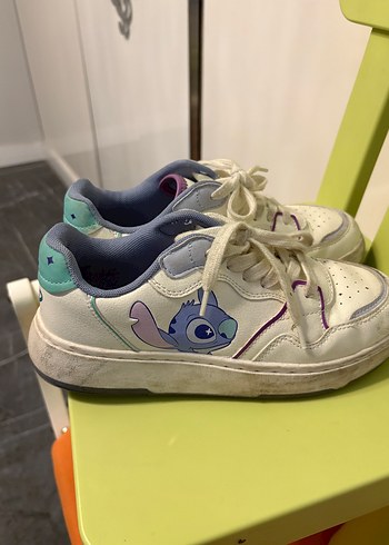 Zara 36 Numara Beyaz Bağcıklı Kadın Spor Ayakkabı - Görsel 7