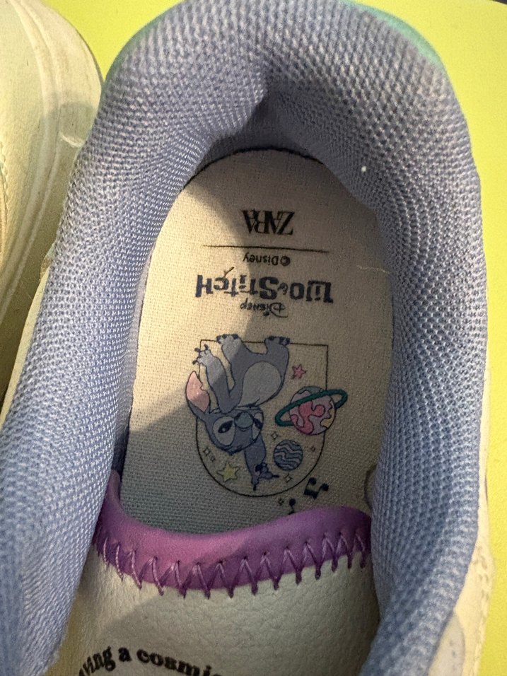 Zara 36 Numara Beyaz Bağcıklı Kadın Spor Ayakkabı - Görsel 3