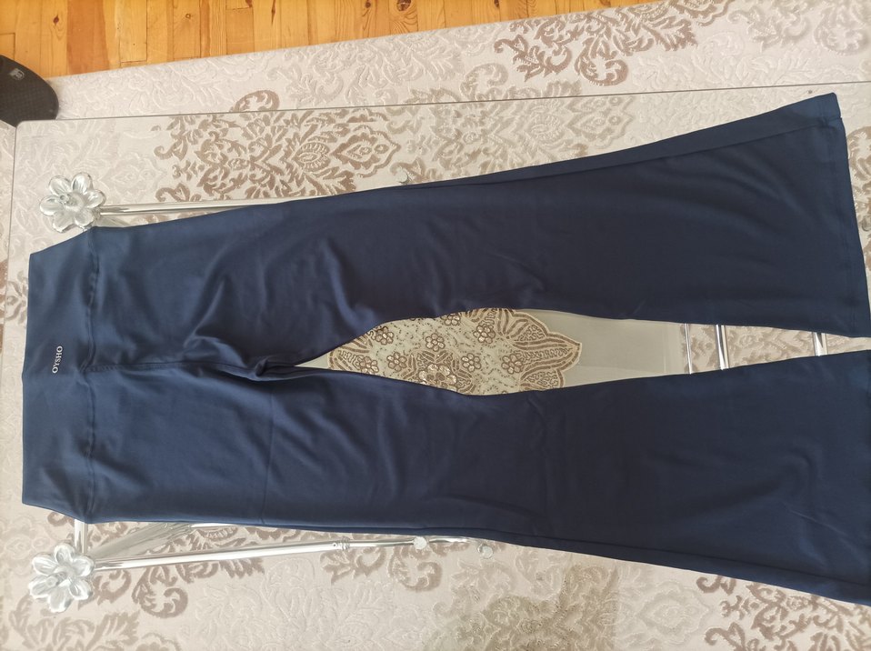 Oysho İspanyol paça Tayt Pantalon - Görsel 2