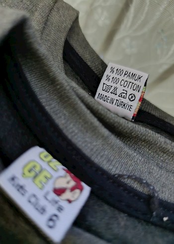 3 yaş Gri Baskılı Erkek çocuk Sweatshirt - Görsel 5