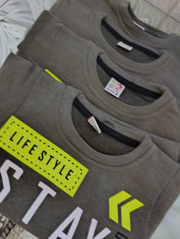 3 yaş Gri Baskılı Erkek çocuk Sweatshirt - Görsel 3