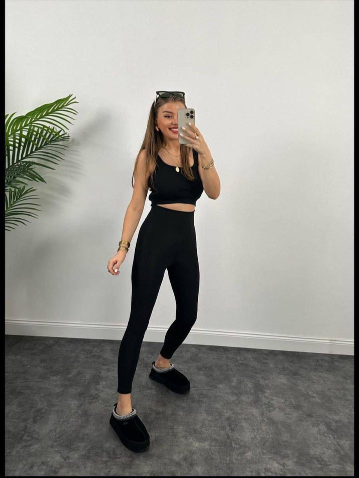 OYSHO şardonlu yüksek bel toparlayıcı - Görsel 2