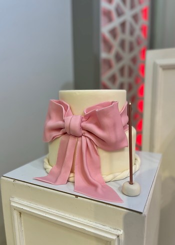 Pembe Fiyonk Detaylı Maket Pasta