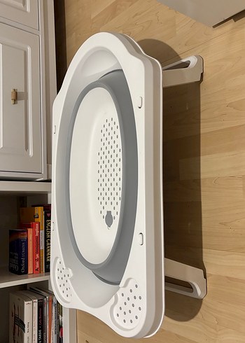 Beden Gri Katlanabilir Bebek Banyo Küveti