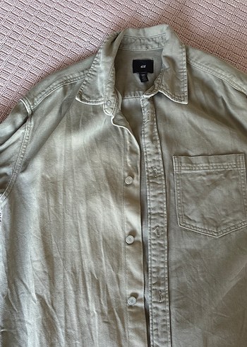 Düğmeli Uzun Kollu Keten Erkek Gömlek - Görsel 2