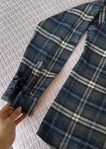 Gri Ekoseli Uzun Kollu Erkek Gömlek - Görsel 3