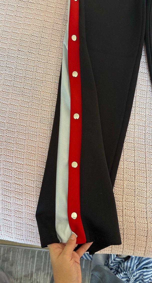 Düğmeli Siyah Kadın dalgıç Kumaş Pantolon - Görsel 2