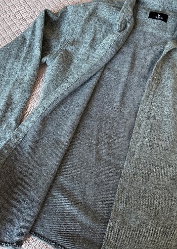 Gri Erkek Keten Uzun Kollu Gömlek - Görsel 5