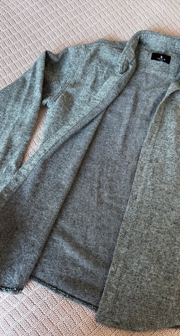 Gri Erkek Keten Uzun Kollu Gömlek - Görsel 5