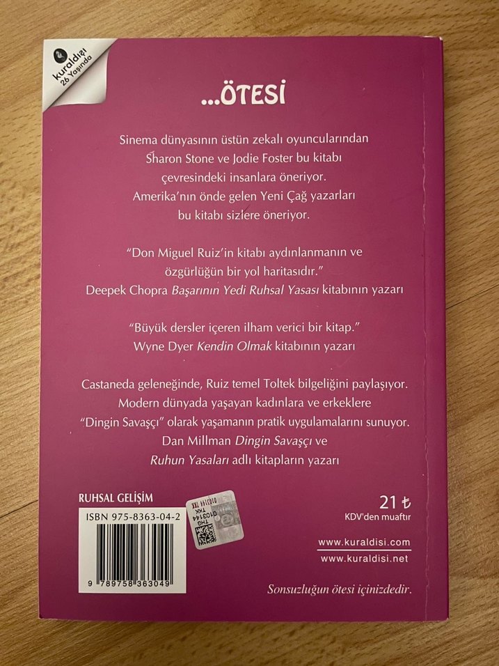 Dört Anlaşma - Toltek Bilgelik Kitabı - Görsel 2