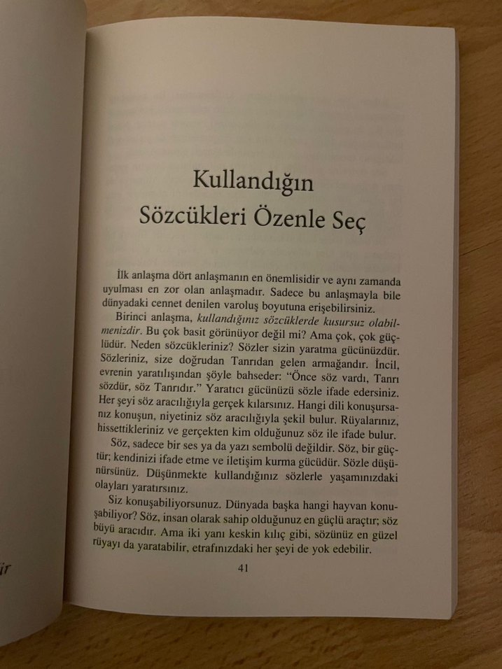 Dört Anlaşma - Toltek Bilgelik Kitabı - Görsel 3