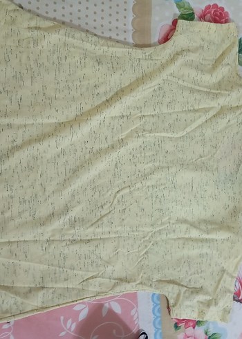 Diğer Düğmeli Beyaz Desenli Hamile Tunik