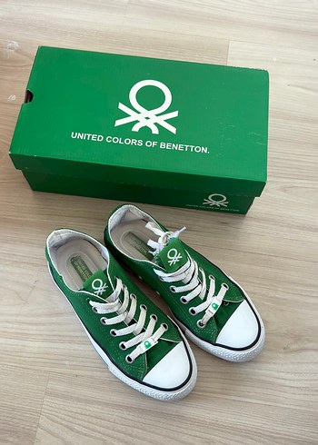 Benetton United Colors Of Benetton Yesil Dusuk Bilek Sneaker