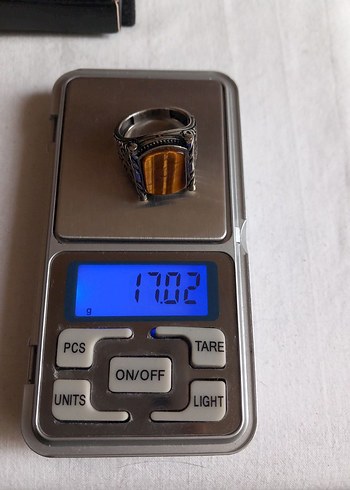 925 ayar Gümüş yüzük kaplan gözü - Görsel 2