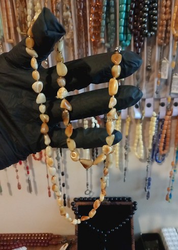 Rus KALİNİNGRAD MAT renk   kehribar yetişkin kolye bay bayan - Görsel 2