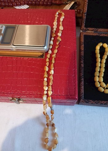 Rus KALİNİNGRAD MAT renk   kehribar yetişkin kolye bay bayan - Görsel 6