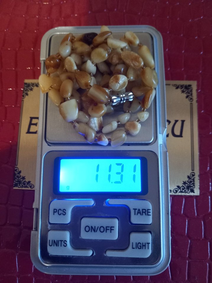 Rus KALİNİNGRAD MAT renk   kehribar yetişkin kolye bay bayan - Görsel 5