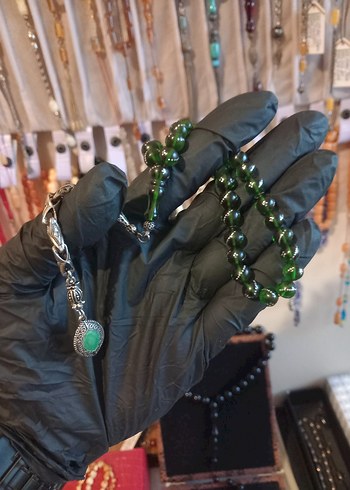 BİLEK BOY GÜMÜŞ ÇAKIMLI ATEŞİ KEHRİBAR - Görsel 2