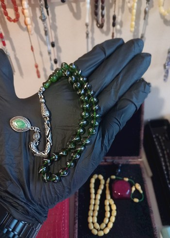 BİLEK BOY GÜMÜŞ ÇAKIMLI ATEŞİ KEHRİBAR - Görsel 4