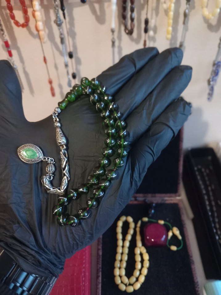 BİLEK BOY GÜMÜŞ ÇAKIMLI ATEŞİ KEHRİBAR - Görsel 4