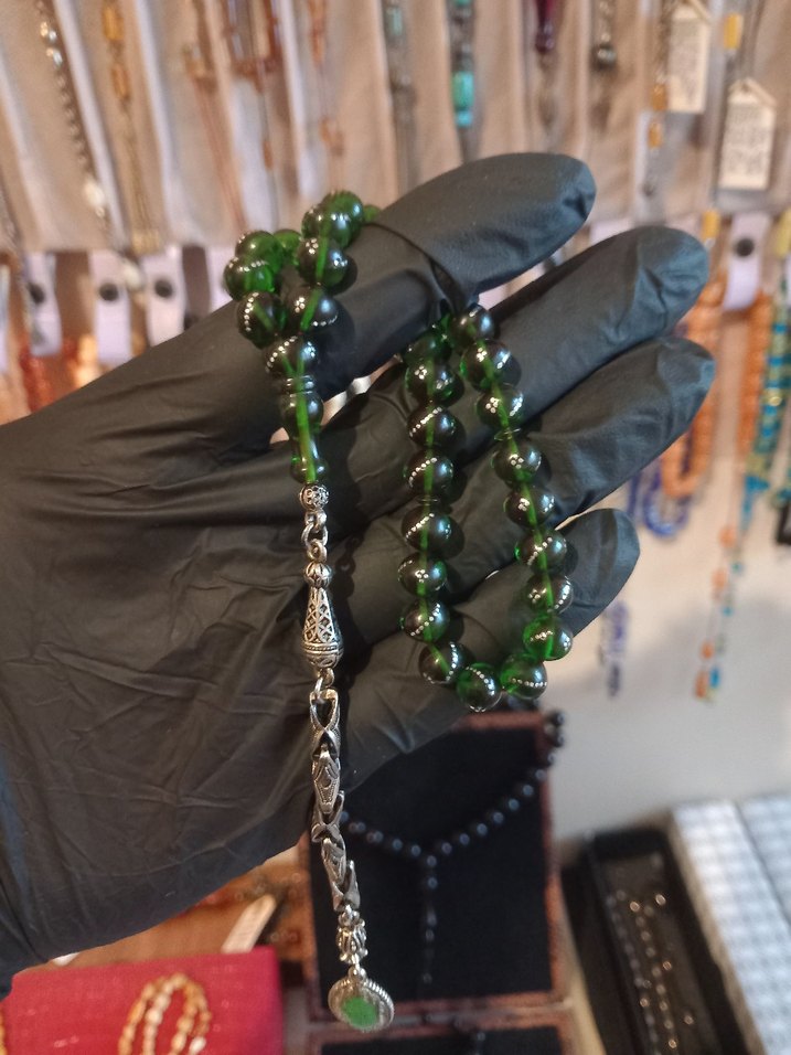 BİLEK BOY GÜMÜŞ ÇAKIMLI ATEŞİ KEHRİBAR - Görsel 3