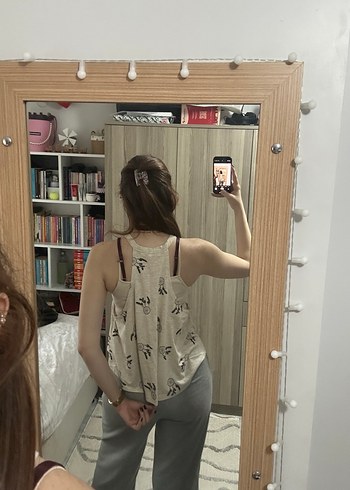 Desenli Askısız atlet - Görsel 2