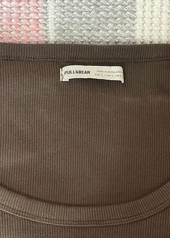 Kadın Kahverengi Uzun Kollu Crop Top - Görsel 3