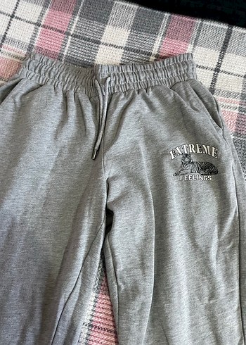 Gri Kadın Rahat Eşofman Altı - Görsel 2